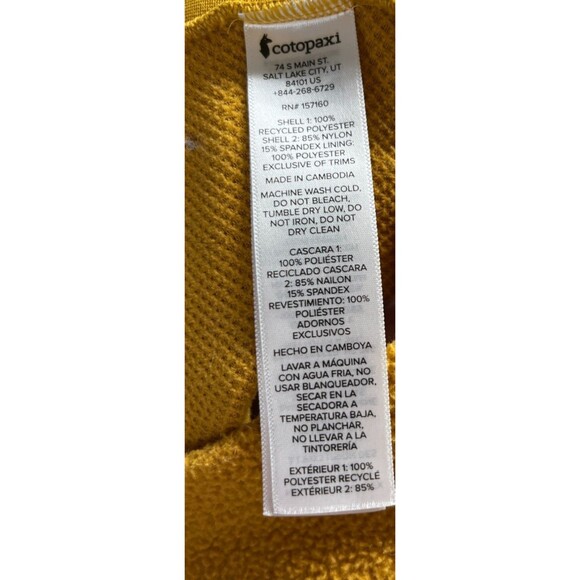 Cotopaxi Jacket Women's Size Medium Red Yellow Color Block Long Sleeve - Picture 7 of 7